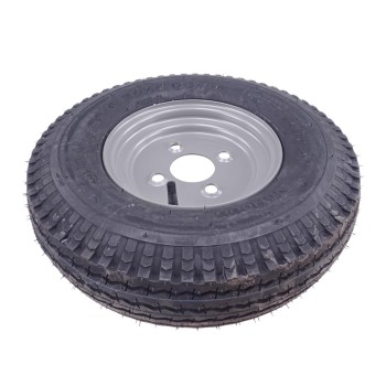 4.00 - 8 6PR Komplettrad Felge 2.50 - 8 LK 4x100 für PKW Anhänger – Bild 5