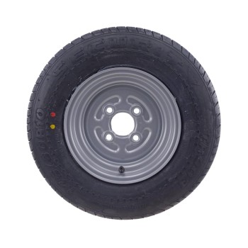 145/80 R10 Komplettrad Felge 3.50 x 10 LK 4x100 für PKW Anhänger – Bild 2