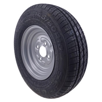 145/80 R10 Komplettrad Felge 3.50 x 10 LK 4x100 für PKW Anhänger – Bild 6