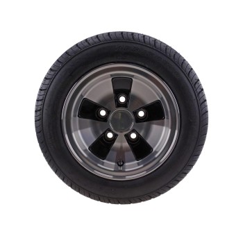 195/50 B10 Komplettrad mit Alufelge 6J x 10 LK 5x112 für PKW Anhänger – Bild 2