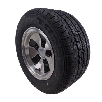 195/55 R10C Komplettrad mit Alufelge 6J x 10 LK 5x112 für PKW Anhänger