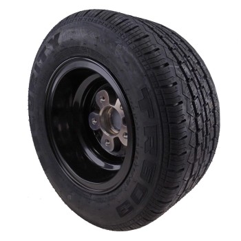 195/55 R10C Komplettrad mit Alufelge 6J x 10 LK 5x112 für PKW Anhänger – Bild 4