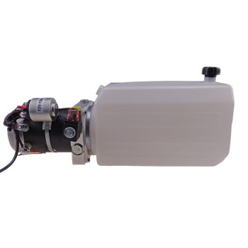 Hydraulikaggregat 12V 8 Liter Tank für PKW Anhänger Kipper – Bild 4