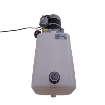 Hydraulikaggregat 12V 8 Liter Tank für PKW Anhänger Kipper – Bild 6