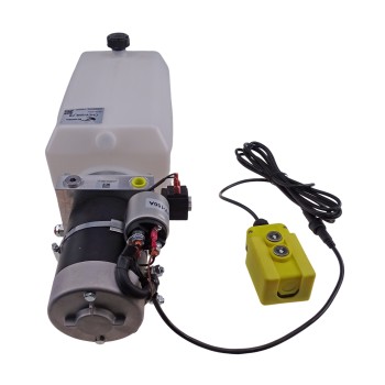 Hydraulikaggregat 12V 8 Liter Tank für PKW Anhänger Kipper – Bild 7