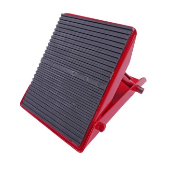 Unterlegkeil Metall klappbar, rot / Bremskeil / Radstopper / Hemmschuh – Bild 5