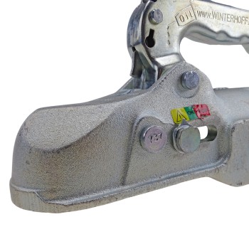 Winterhoff Kugelkupplung TYP EM350R C 60mm Rundrohr Bohrung 14,5/14,5mm Zugmaul – Bild 8