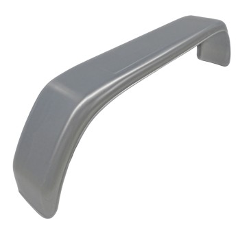 Tandem Kotflügel aus verzinktem Stahlblech eckige Ausführung Breite = 210 mm Spannweite = 1520 mm
