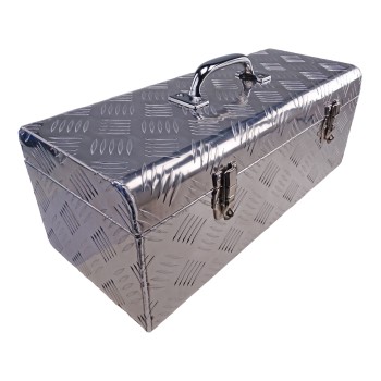 Deichselbox / Staubox aus Aluminium 575 x 245 x 220mm für PKW Anhänger