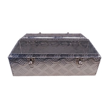 Deichselbox / Staubox aus Aluminium 575 x 245 x 220mm für PKW Anhänger – Bild 7