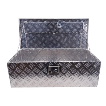 Deichselbox / Staubox aus Aluminium 760 x 330 x 245mm für PKW Anhänger – Bild 6