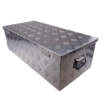 Deichselbox / Staubox aus Aluminium 760 x 330 x 245mm für PKW Anhänger – Bild 8