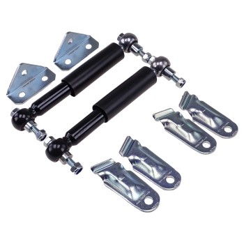 Einachser universal Rad Stoßdämpfer Set schwarz bis 1500kg für PKW Anhänger (Artikelnummer 990000090)