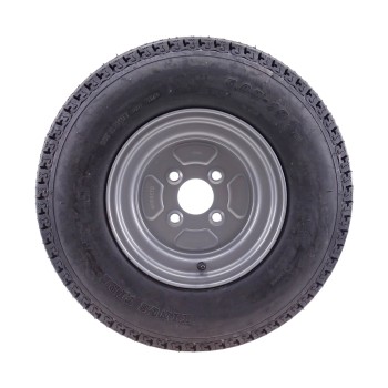 5.00 - 10 Komplettrad Felge 3.50 x 10 LK 4x100 für PKW Anhänger – Bild 2