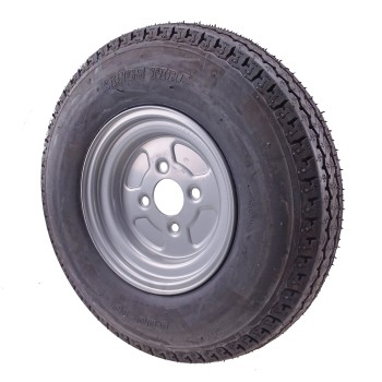 5.00 - 10 Komplettrad Felge 3.50 x 10 LK 4x100 für PKW Anhänger – Bild 4
