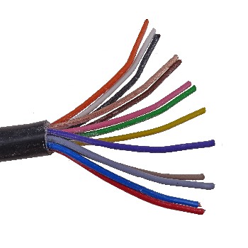 13 polige Fahrzeugleitung Anhängerkabel 2 x 1.50 + 11 x 0,75mm² für PKW Anhänger – Bild 3