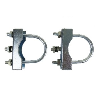 Stützradhalterung / Stützradschelle für runde Zugdeichseln 60mm PKW Anhänger – Bild 2