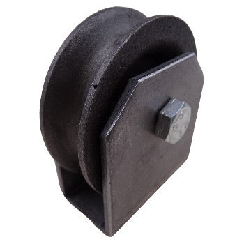 Seilrolle Umlenkrolle mit Anschweißbock bis 11mm Stahlseile