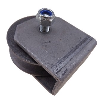 Seilrolle Umlenkrolle mit Anschweißbock bis 11mm Stahlseile – Bild 2