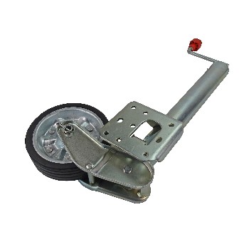Automatik Stützrad Profi mit Universalflansch, 500kg für PKW Anhänger