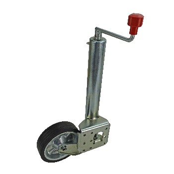 Automatik Stützrad Profi mit Universalflansch, 500kg für PKW Anhänger – Bild 2