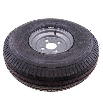 5.00 - 8 Komplettrad Felge 3.00 - 8 LK 4x100 für PKW Anhänger – Bild 3