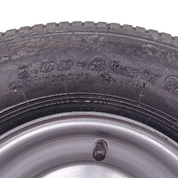 5.00 - 8 Komplettrad Felge 3.00 - 8 LK 4x100 für PKW Anhänger – Bild 4
