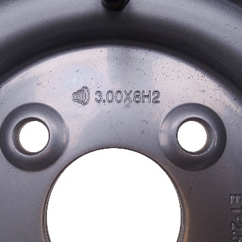 5.00 - 8 Komplettrad Felge 3.00 - 8 LK 4x100 für PKW Anhänger – Bild 6