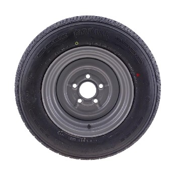 225/55 R12C 104N Komplettrad Felge 7.00 x 12 ET10 LK 5x112 für PKW Anhänger – Bild 4