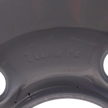 225/55 R12C 104N Komplettrad Felge 7.00 x 12 ET10 LK 5x112 für PKW Anhänger – Bild 8