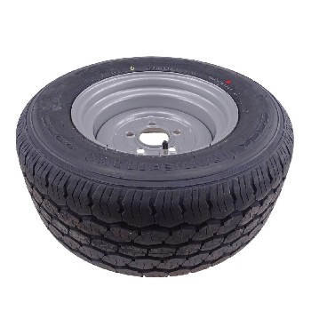 225/55 R12C 104N Komplettrad Felge 7.00 x 12 ET10 LK 5x112 für PKW Anhänger – Bild 2