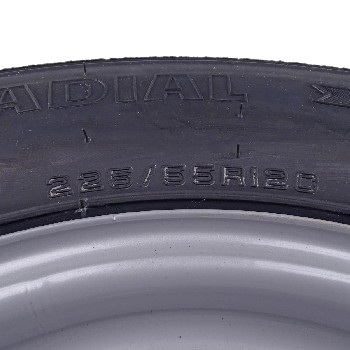 225/55 R12C 104N Komplettrad Felge 7.00 x 12 ET10 LK 5x112 für PKW Anhänger – Bild 6