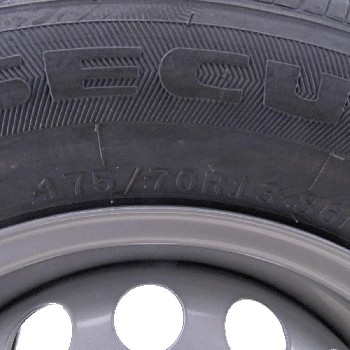 175/70 R13 86N Komplettrad Security Felge 4.5J x 13 5 Loch LK 5x112 PKW Anhänger – Bild 8