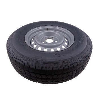 195 R14C 104/106N Komplettrad Felge 5.5 J x 14 5 Loch LK 5x112 für PKW Anhänger – Bild 4