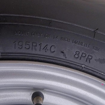 195 R14C 104/106N Komplettrad Felge 5.5 J x 14 5 Loch LK 5x112 für PKW Anhänger – Bild 5