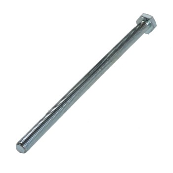 M10 x 180mm DIN 933, Stahl 8.8, verzinkte Sechskantschraube