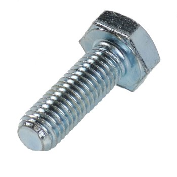 M10 x 30mm DIN 933, Stahl 8.8, verzinkte Sechskantschraube