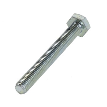 M10 x 80mm DIN 933, Stahl 8.8, verzinkte Sechskantschraube