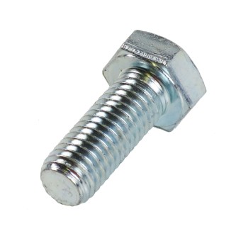 M12 x 30mm DIN 933, Stahl 8.8, verzinkte Sechskantschraube