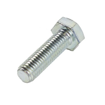 M12 x 40mm DIN 933, Stahl 8.8, verzinkte Sechskantschraube