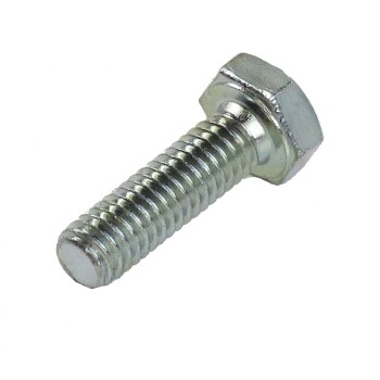 M6 x 20mm DIN 933, Stahl 8.8, verzinkte Sechskantschraube