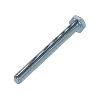 M6 x 60mm DIN 933, Stahl 8.8, verzinkte Sechskantschraube