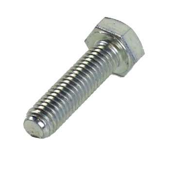 M8 x 30mm DIN 933, Stahl 8.8, verzinkte Sechskantschraube