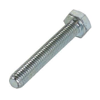 M8 x 50mm DIN 933, Stahl 8.8, verzinkte Sechskantschraube