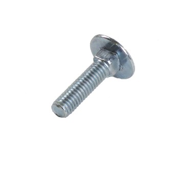 M6 x 25mm Flachrundschraube / Schlossschraube mit Vierkantansatz