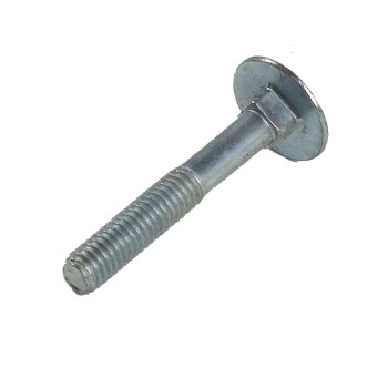 M6 x 40mm Flachrundschraube / Schlossschraube mit Vierkantansatz