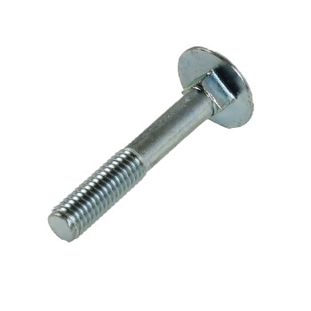 M8 x 50mm Flachrundschraube / Schlossschraube mit Vierkantansatz
