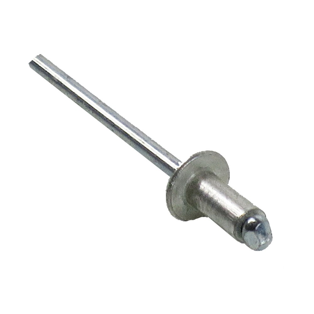 4 x 8mm Blindniet Flachrundkopf Alu/Stahl