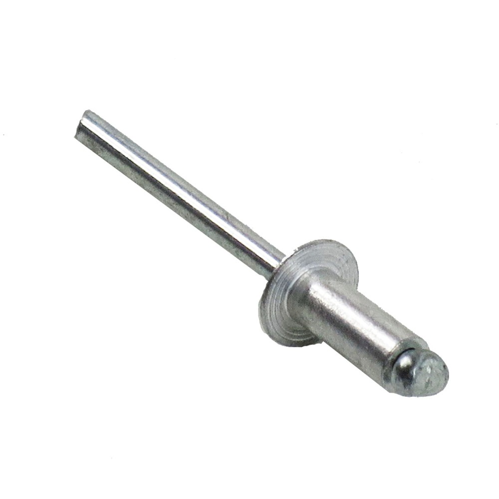 5,0 x 12mm Blindniet Flachrundkopf Alu/Stahl