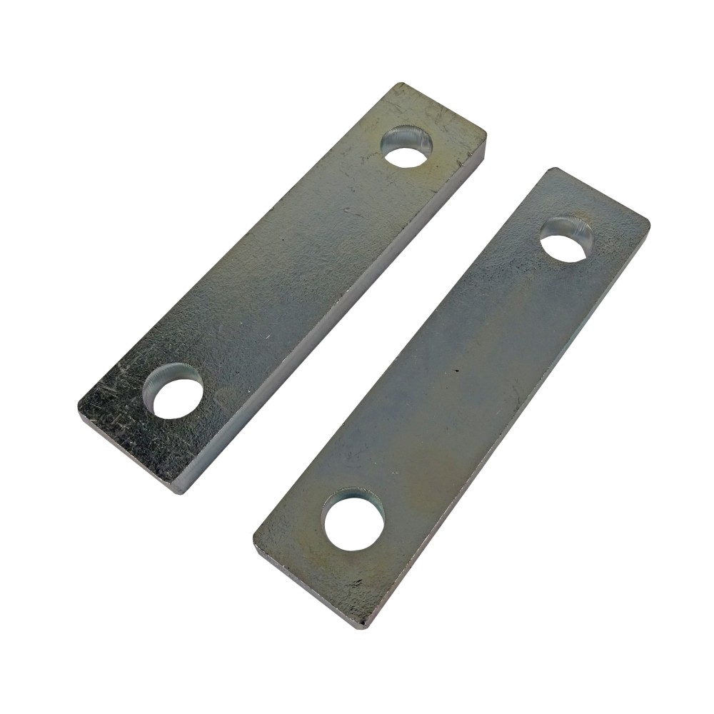 2 Klemmplatten / Gegenplatten für Bügelschrauben LW 63mm